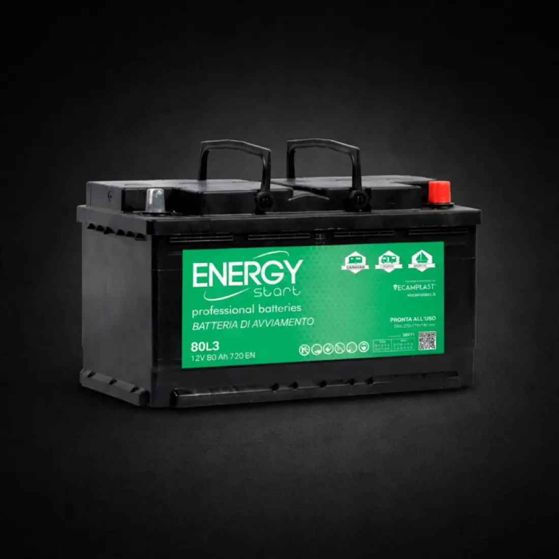 Batteria avviamento camper